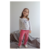 Pantalon Pallazo Mulan Frutilla - comprar online