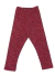 Calza flores rojo
