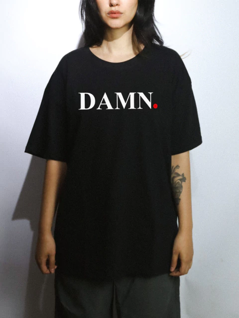 Camiseta Oversized Kendrick Lamar- DAMN. na internet
