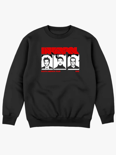 Moletom Interpol- South America Tour - comprar online