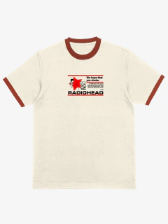 Camiseta Ringer Radiohead Exit for a Film