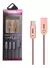 CABLE MICRO USB IRON FLEX SOUL DORADO - comprar online