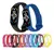PULSERA SILICONA XIAOMI MI BAND 3/4 COLORES en internet