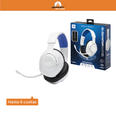 AURICULAR BT JBL QUANTUM 360P BLANCO