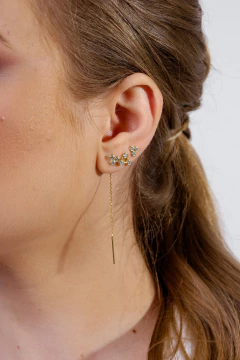 Piercing Pequena Constelação em ouro 18K com Safiras brancas ou Brilhantes - loja online