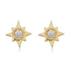 Piercing Estrelinha em prata com banho de ouro ou ródio - comprar online