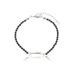 Pulsera de espinelas naturales y nadadora en oro 18K en internet