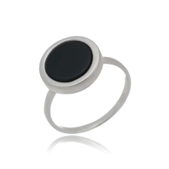 Anillo Redondo de Ónix