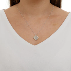 Collar Rombo de Madreperla - Lily Silvestre - Joias personalizadas e exclusivas