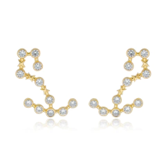 950 Sterling Silver Scorpio earrings gold or rhodium plated - buy online