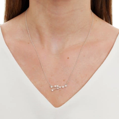 950 Sterling Silver Taurus necklace gold or rhodium plated on internet