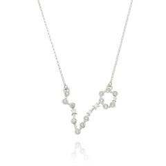 Colar de Peixes em ouro 18K com Safiras brancas ou Brilhantes - comprar online