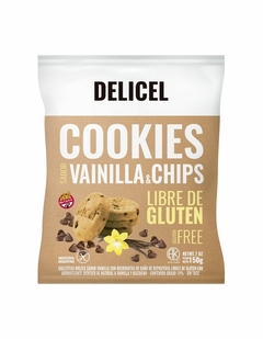 Galletas "Delicel" Sabor Vainilla con Chips x200g Sin Tacc / Sin Lactosa
