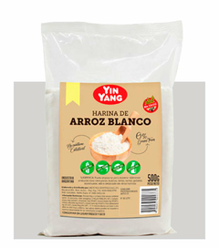 Harina de Arroz Blanca "Ying Yang" x500g - comprar online