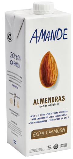 Leche de Almendras Amande x1lt - comprar online
