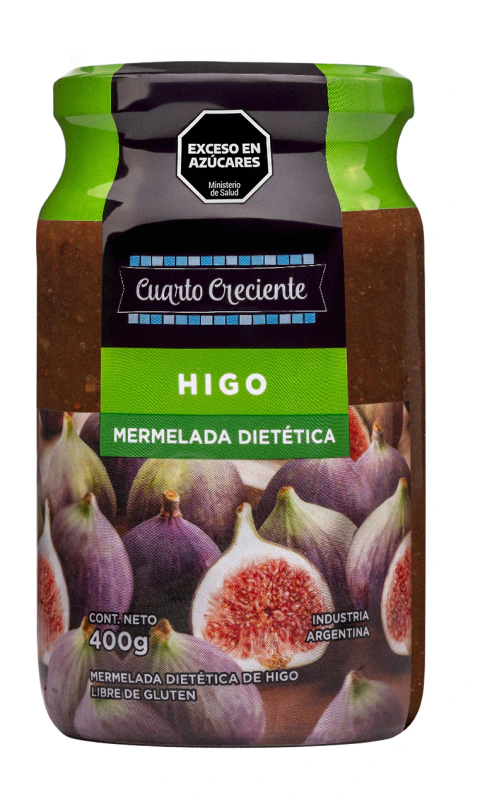 Mermelada dietetica de higo - 400 gr - Cuarto Creciente