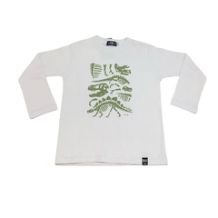 Art. 8105- Remera niño m/l Dino Esqueleto en internet
