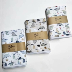 Art. 8448 – Manta algodón doble estampada - comprar online