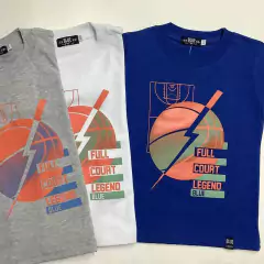 Art. 9079 - Remera niño m/c básquet - Blue Baby & Kids