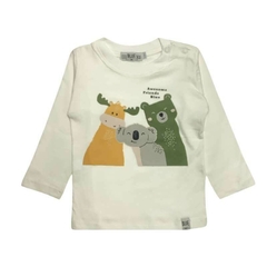 Art. 9147 - Remera bebé m/l animalitos - Blue Baby & Kids