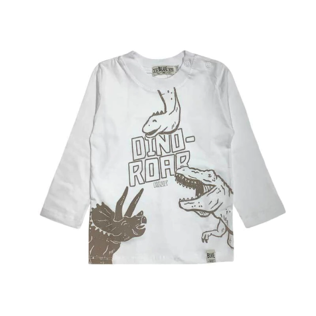 Remera bebé m/l dino-roar de Blue Baby & Kids — imagen 2