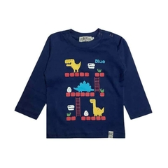 Art. 9166 - Remera bebé m/l dinos game - comprar online