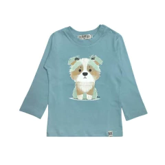 Art. 9229 - Remera bebé m/l perrito - comprar online