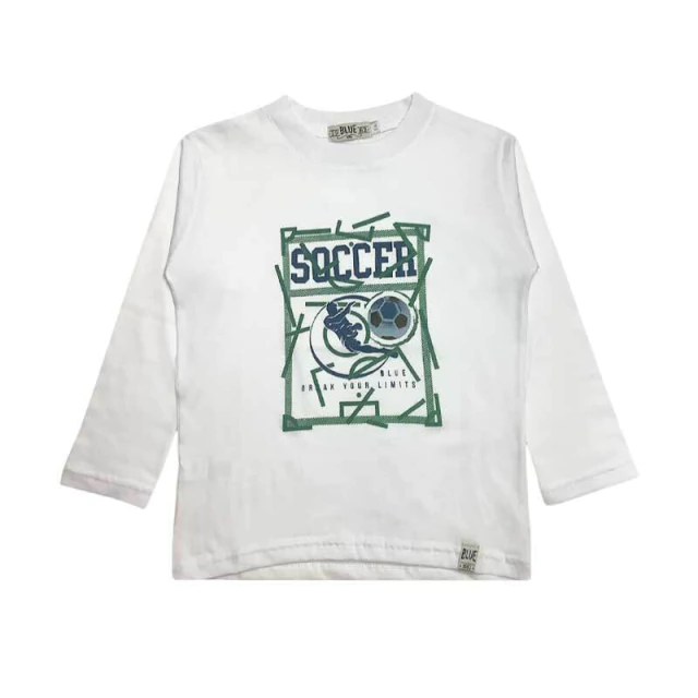 Remera niño m/l soccer — imagen 3
