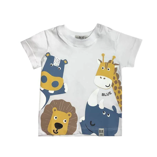 Remera bebé m/c animalitos — imagen 3