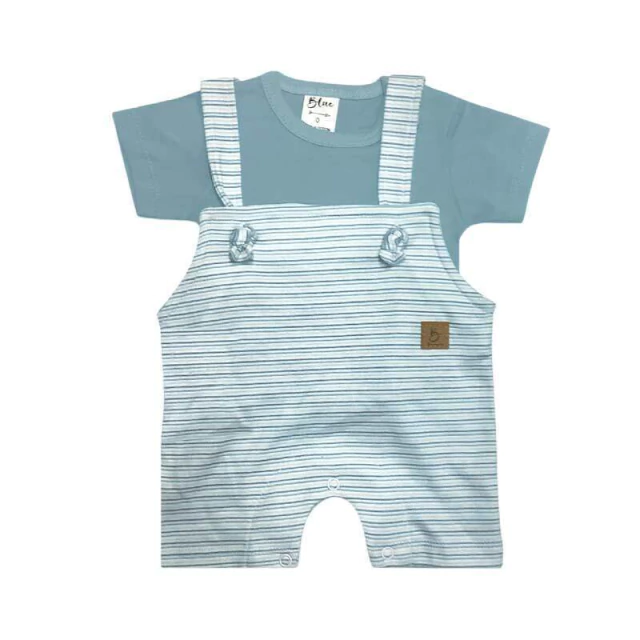 Set mini bebé/a rayado Blue Baby & Kids — imagen 4