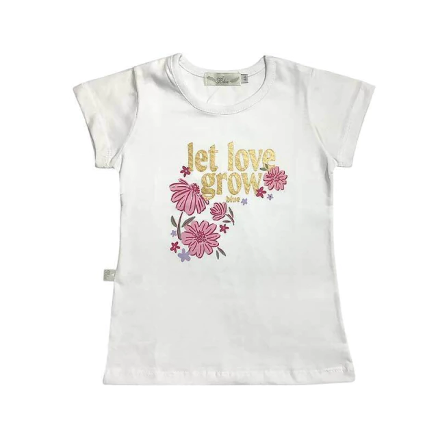 Remera niña m/c let love grow — imagen 3