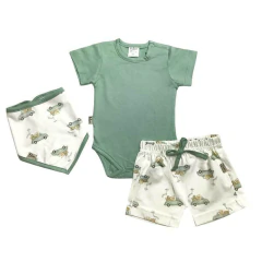 Art. 9558 - Set mini bebé 3 piezas ositos