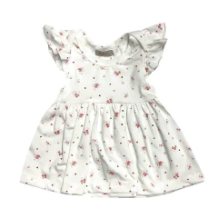 Art. 9587 - Vestido beba flores/corazones - comprar online