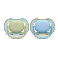 Chupetes Ultra Air x2 lisos, 0-6m