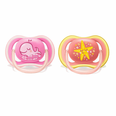 Chupetes Ultra Air x2, 6-18 meses