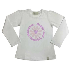 Art. 8821 - Remera niña m/l Happy en internet