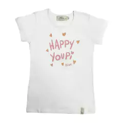 Art. 9014 - Remera niña m/c Happy Youpi en internet
