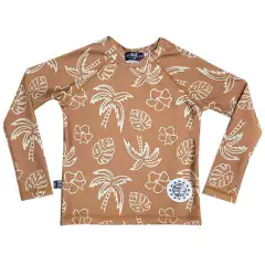 Art. 9075 - Remera niño m/l UV Hojas