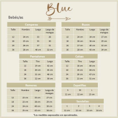 Art. 8928 - Pantalón bebé/a rústico - Blue Baby & Kids