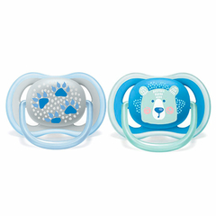 Chupetes Ultra Air x2, 6-18 meses - Blue Baby & Kids