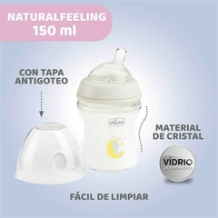Mamadera Natural Feeling 150 ml VIDRIO