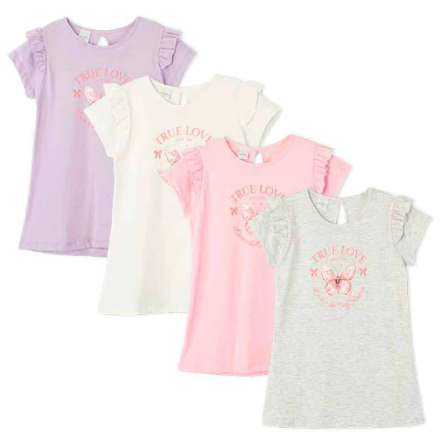 Remera niña con mariposa
