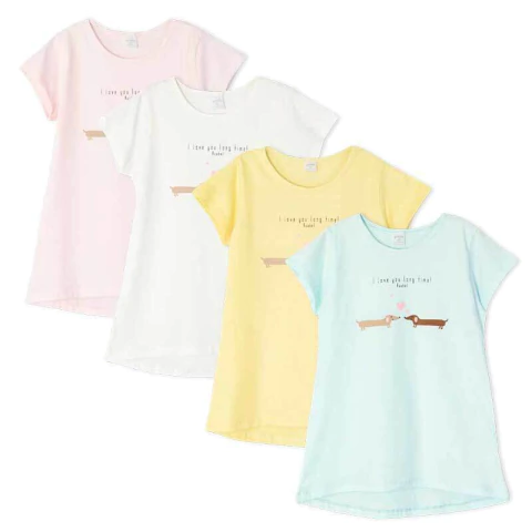 Art. 4314 - Remera niña m/c Salchis