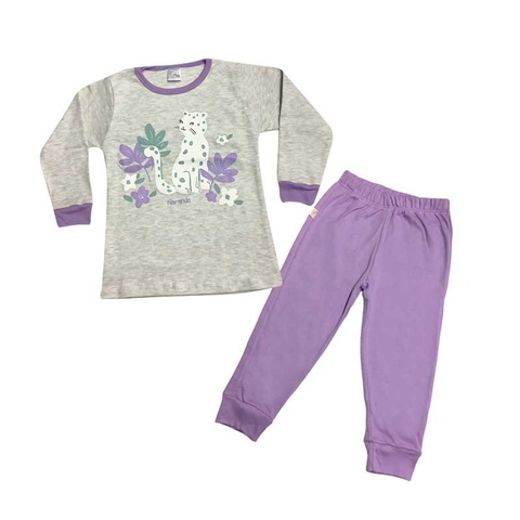 Art. 4710 – Pijama niña m/l leopardo - comprar online