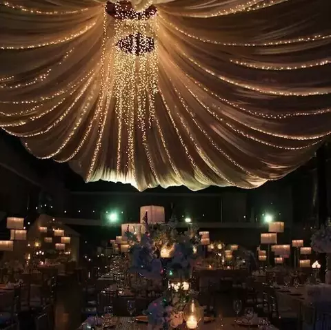 CARPA EVENTO DUBAI 3000 LUCES LED 30 TIRAS - comprar online