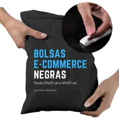 Bolsas x100 Tienda Online E Commerce Negras Calidad Premium MAYORISTA
