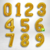 GLOBO NUMERO METALIZADO DORADO - comprar online