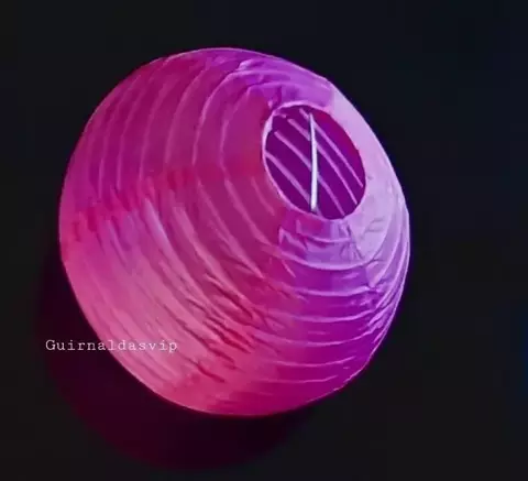 LÁMPARA GLOBO PAPEL CHINO ROSA x1 - comprar online