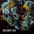6 RAMOS TELA FLORES ARTIF. AZUL/CELESTE N:382