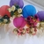 Imagen de COLGANTE FAROL CHINO 15' LILA + RAMO FLORES